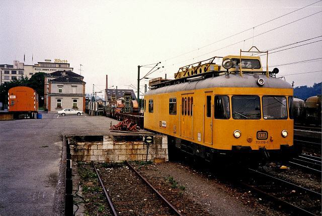 Turmtriebwagen der DB im Bahnhof Thayngen, damals