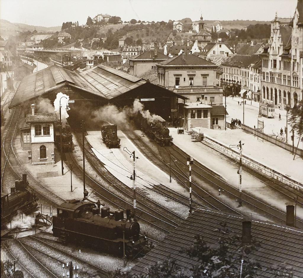 Bahnhof Schaffhausen um 1900 